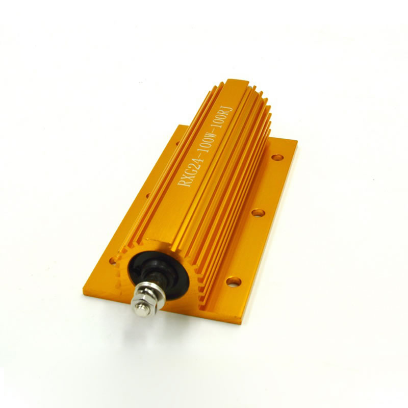 100W 黄金铝壳电阻 大功率电阻 音响 LED金属汽车电阻