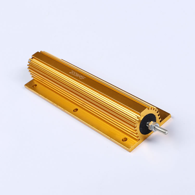150W 黄金铝壳电阻 绝缘金属电阻 大功率线绕电阻器